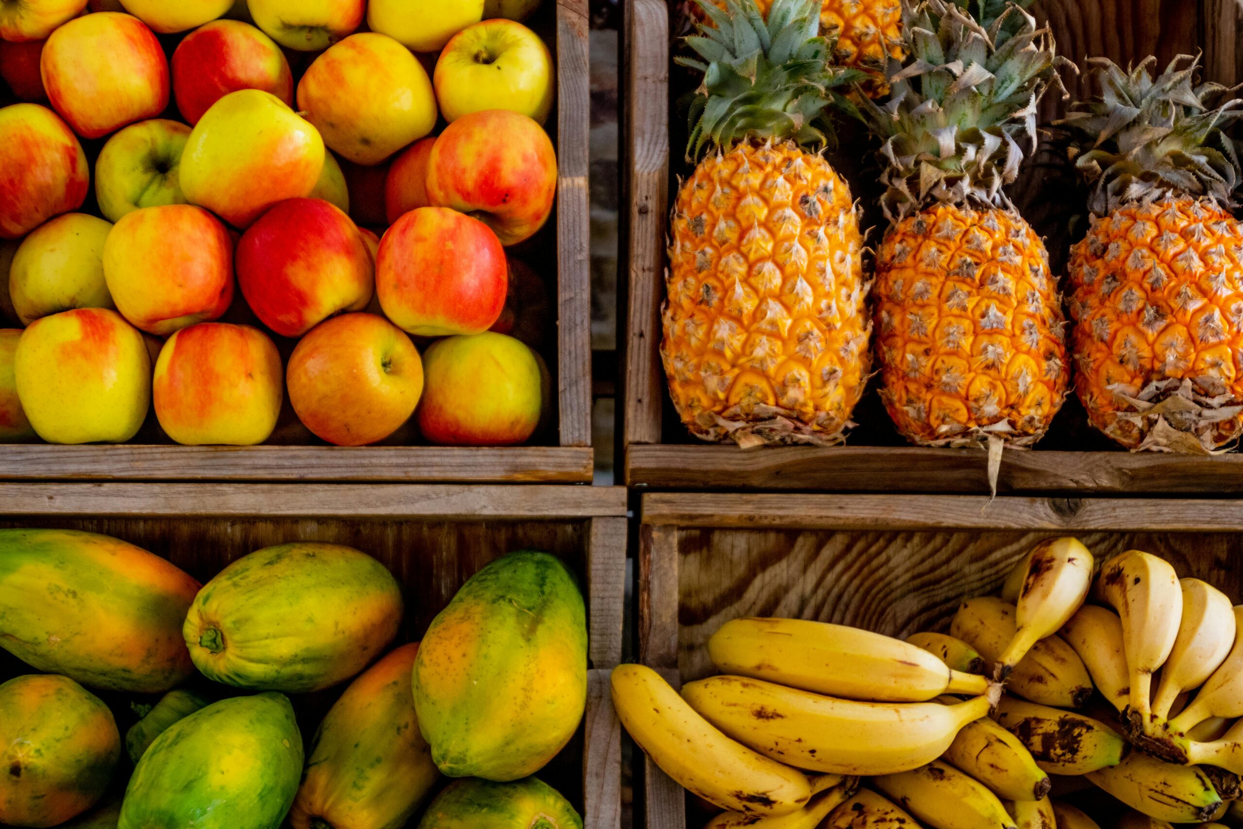 Frutas são essenciais em nosso dia a dia. Foto: Pexels.