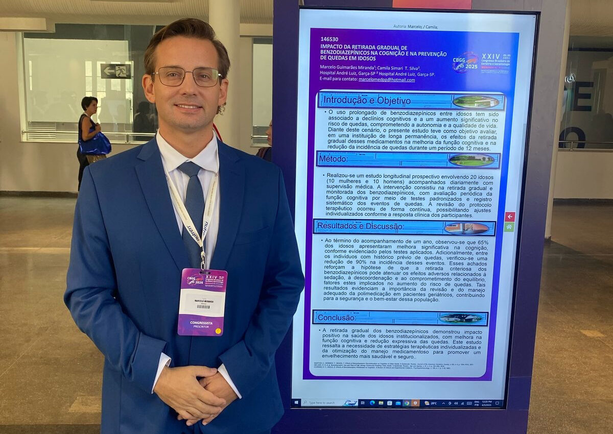 Médico de Garça destaca avanços no cuidado ao idoso durante congresso nacional de geriatria